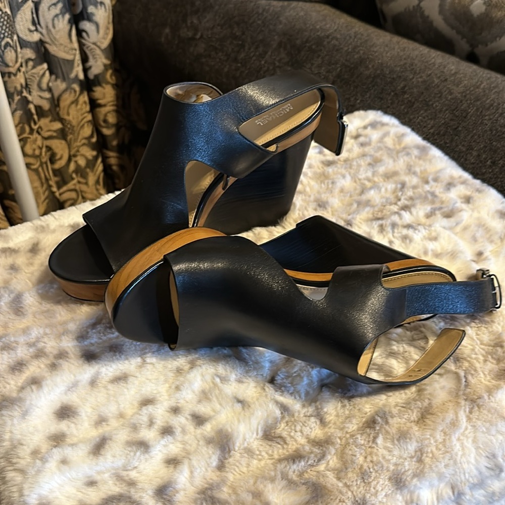 Michael Kors Wedge sandals, black